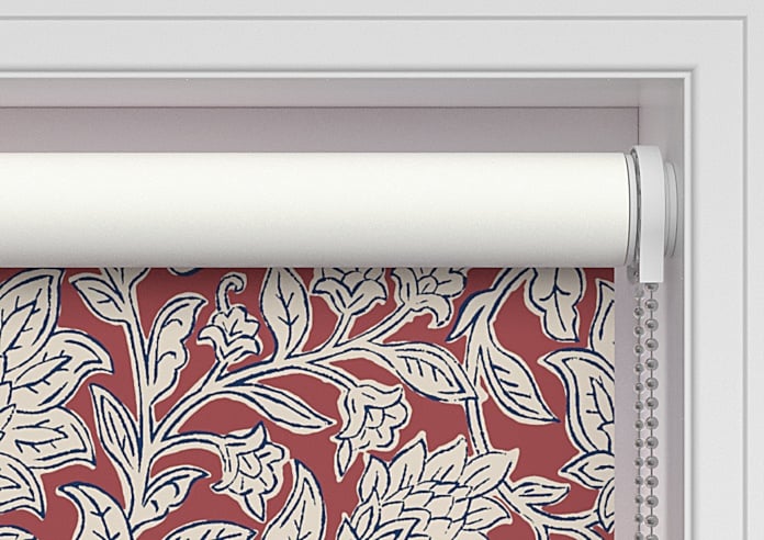 Land & Shore Rowallane (Blackout), Red - Twist&Fit Roller Blind - Image 10